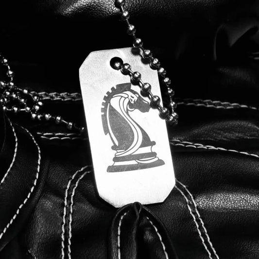 Together We Fight
Robust stainless steel brotherhood dog tag